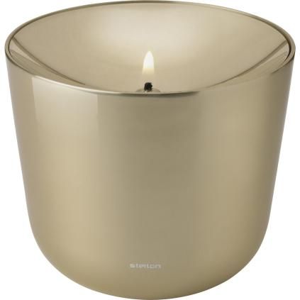 Stelton SOLIS olajlámpa, 11 cm, sárgaréz, alumínium