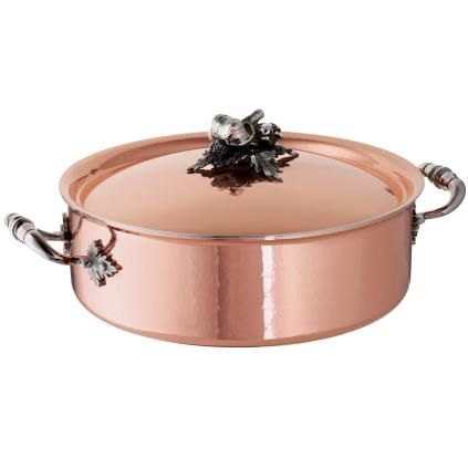 Ruffoni OPUS CUPRA alacsony lábas, 26 cm, réz