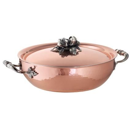 Ruffoni OPUS CUPRA alacsony lábas, 28 cm, réz