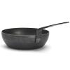 Mély serpenyő BLUE CARBON 28 cm, kék acél, de Buyer