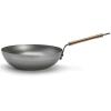 Wok MINERAL B BOIS 28 cm, ezüst, acél, de Buyer