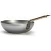 Wok MINERAL B BOIS 28 cm, ezüst, acél, de Buyer
