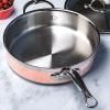 Mély serpenyő COPPERBOND 26 cm, 3,3 l, réz, Hestan
