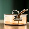 Nyeles lábas COPPERBOND 20 cm, 2,8 l, réz, Hestan