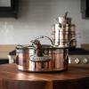 Nyeles lábas COPPERBOND 20 cm, 2,8 l, réz, Hestan