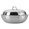 Indukciós wok PROBOND 36 cm, 4,7 l, rozsdamentes acél, Hestan