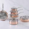Mély serpenyő COPPERBOND 28 cm, 4,7 l, réz, Hestan