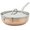 Mély serpenyő COPPERBOND 28 cm, 4,7 l, réz, Hestan