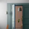 217094 3 zavesna lampa clover 35 cm seda hlinik eva solo