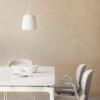 217067 2 zavesna lampa clover 29 cm bila hlinik eva solo
