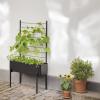 218108 1 opora pro rostliny simply grow 70 x 102 cm cerna ocel eva solo