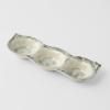 216662 4 miska na omacku triple pod 3 x 40 ml modra bila keramika mij