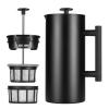 219104 4 papirovy filtr pro french press kavovary press 950 ml sada 100 ks espro