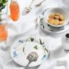 218951 1 dezertni talir hammershoi summer forget me not 22 cm bila porcelan kahler