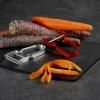 219725 1 skrabka na zeleninu rex 11 cm rovne ostri cervena hlinik victorinox