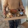 219980 4 servirovaci podnos fionia 52 x 36 cm drevo tmave hneda fritz hansen