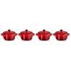 224922 2 zapekaci misa 10 cm 250 ml sada 4 ks cerise kamenina le creuset