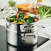 225651 1 naparovaci vlozka provisions 20 cm stribrna nerezova ocel hestan