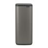 225867 dotykovy odpadkovy kos bo 30 l platinova ocel brabantia
