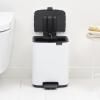 226002 7 pedalovy odpadkovy kos bo 7 l bila ocel brabantia