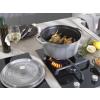 140849 3 kulaty hrnec tmave modra o 24 cm staub