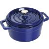 140825 kulaty hrnec tmave modra o 22 cm staub