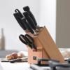 Késkészlet blokkal FOUR STAR, 8 db, fenőacéllel és ollóval, Zwilling