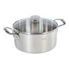 Pot MILADY 24 cm, polírozott rozsdamentes acél, de Buyer