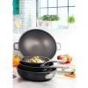 Mély serpenyő CHOC EXTREME 24 cm, tapadásmentes, rozsdamentes acél fogantyúval, de Buyer