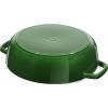Lábas 24 cm, öntömörítő fedéllel, öntöttvasból készült, bazsalikommal, Staub