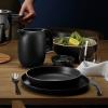 Reggeliző tányér Nordic kitchen O 21 cm fekete Eva Trio