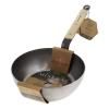 Mély serpenyő MINERAL B BOIS 24 cm, fa fogantyú, de Buyer