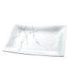 Tálaló tányér WHITE BLOSSOM 33 x 19 cm, MIJ