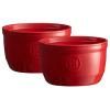 Ramekin LE N°10, 2 db szett, vörös burgundi, Emile Henry
