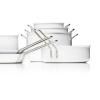 Sauté serpenyő WHITE LINE 24 cm, kerámia, Eva Trio