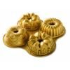 Sütőforma QUARTET BUNDT, arany, Nordic Ware