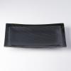 Tálaló tányér MATT BLACK 33 x 19 cm, MIJ