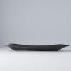 Tálaló tányér MATT BLACK 33 x 19 cm, MIJ