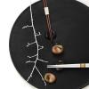 Evőpálcika tartó BLACK SAKURA, porcelán, MIJ