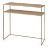 FERA 85 cm-es konzol asztal, bézs, acél, Blomus