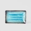 Sushi tányér SKY BLUE 21,5 x 13 cm, MIJ