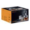 Whiskys poharak és whiskykarafa készletben SCULPTURE, 3 db, Nachtmann