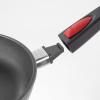 Sauté serpenyő DIAMOND LITE 24 cm, indukcióra, levehető fogantyúval, titán, WOLL
