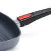 Grill serpenyő DIAMOND LITE 28 x 28 cm, indukciós főzőlappal, levehető fogantyúval, titán bevonattal, WOLL