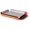 Servírozó tálca 41 x 29 cm, anti-slip, szürke, Continenta
