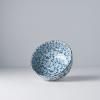 Étkező tál BLUE DAISY 16 cm, 800 ml, kék, kerámia, MIJ
