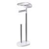 WC-felügyelő EASYSTORE 68 cm, ezüst / fehér, rozsdamentes acél, Joseph Joseph