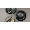 Serving Bowl BLACK MATT 24 cm, 1800 ml, MIJ