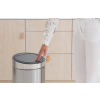 Érintős szemeteskosár TOUCH ÚJ 30 l-es SZEMÉT, matt fekete / ezüst,Brabantia