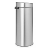 Érintős hulladékgyűjtő TOUCH BIN NEW 30 l, ujjlenyomatmentes, matt acél, Brabantia